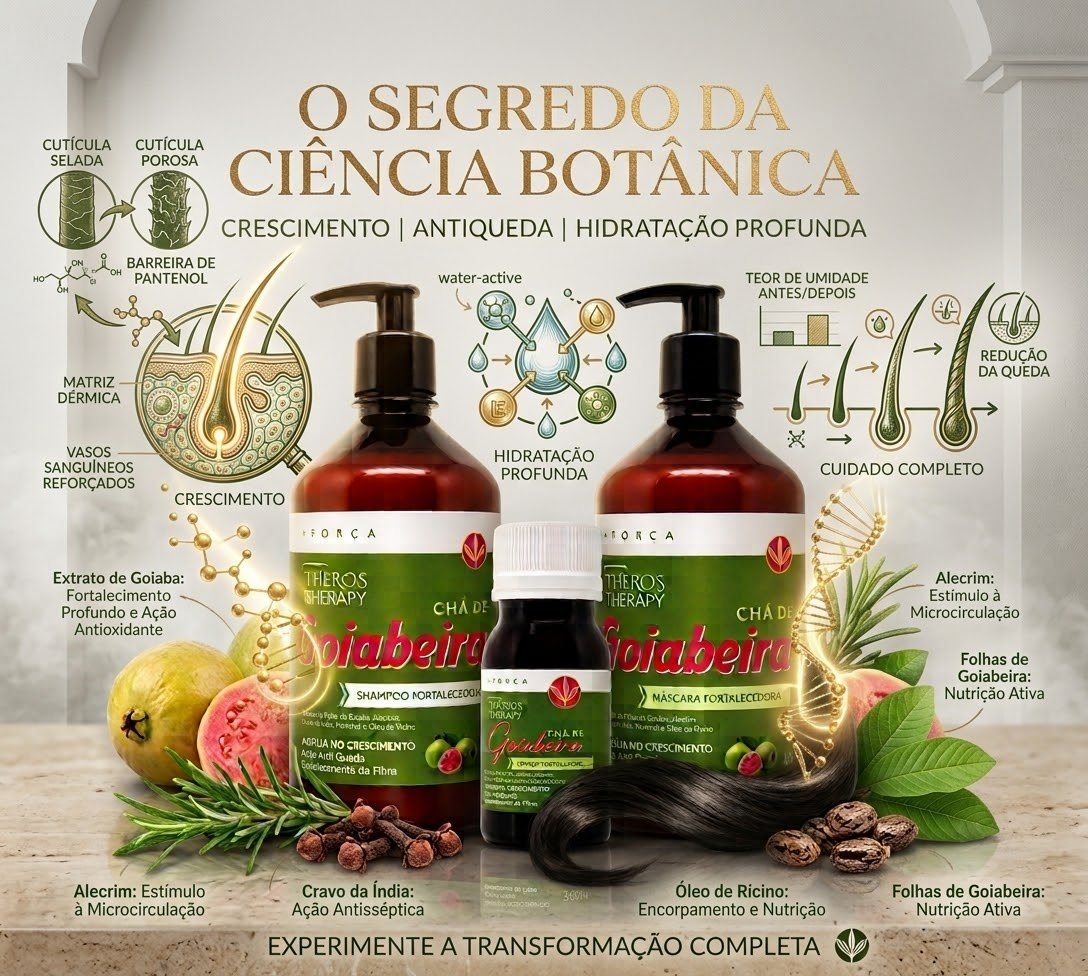 Chá de Goiabeira — fortalecimento e crescimento